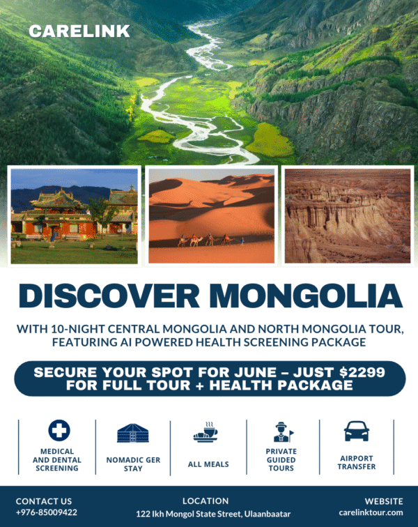 Wellness Journey: Southern & Central Mongolia (11 Days)